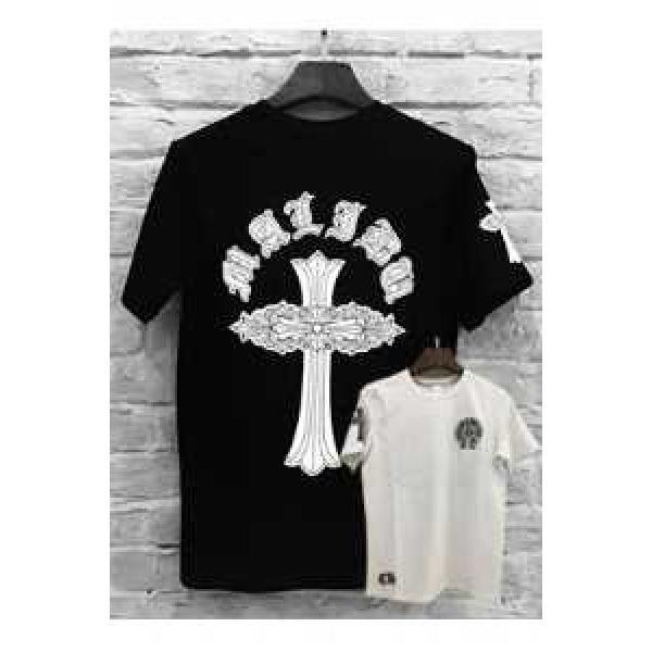 愛らしさ抜群！ 2026春夏 クロムハーツ CHROME HEARTS 半袖Tシャツ 男女兼用 2色可選