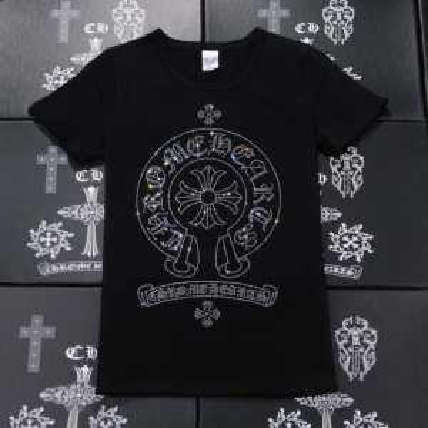 大人気再登場 2026春夏 クロムハーツ CHROME HEARTS 半袖Tシャツ 男女兼用 2色可選