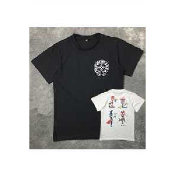 魅惑 2026春夏 クロムハーツ CHROME HEARTS 半袖Tシャツ 男女兼用 2色可選