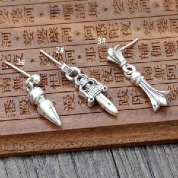 2026 強い魅力を感じる一枚 クロムハーツ CHROME HEARTS シルバー925 ロングピアス