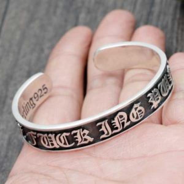 2026 お洒落な存在感 クロムハーツ CHROME HEARTS シルバー925 バングル