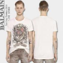 超人気美品 BALMAIN バルマンスーパーコピー 清潔感のある半袖Tシャツ 2色可選