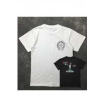 海外セレブ定番愛用 2026春夏 クロムハーツ CHROME HEARTS 半袖Tシャツ 男女兼用 2色可選