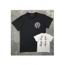 魅惑 2026春夏 クロムハーツ CHROME HEARTS 半袖Tシャツ 男女兼用 2色可選