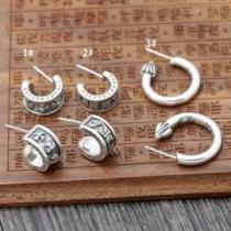 2025 高品質 クロムハーツ CHROME HEARTS シルバー925 ノンホールピアス