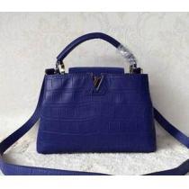 美しいアイテムルイヴィトン　カプシーヌBB　クロコダイルレザー　　大胆なスタイル2WAYバッグ　ネイビー..49..49..49..49..49..49..49..49..49..49..49..49.