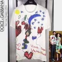 半袖Tシャツ 2026春夏 耐久性に優れ  Dolce&Gabb...