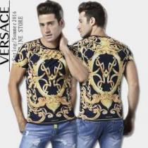 2026春夏 VERSACE ヴェルサーチ 雑誌掲載アイテム 半袖Tシャツ 2色可選
