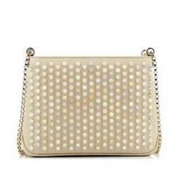 お買い得Christian Louboutin ルブタン　TRILOUBI チェーン 収納できるショルダーバッグ..96.