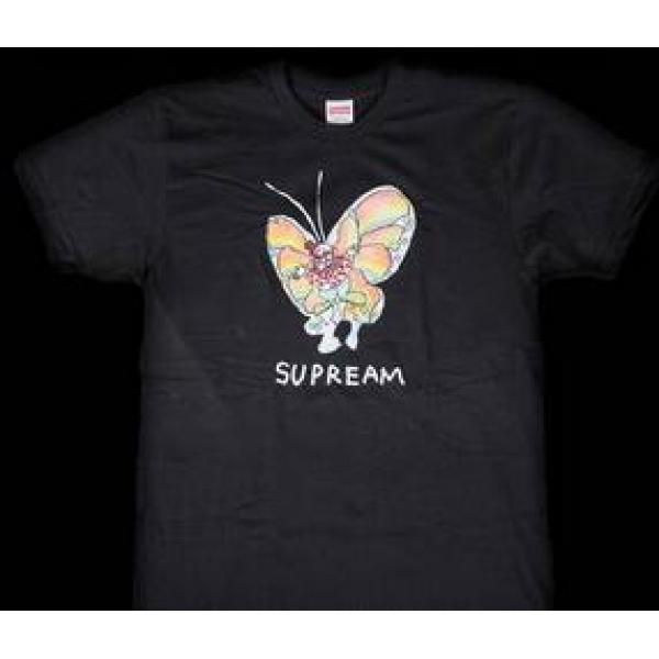 高級感あるシュプリーム ゴンズバタフライ　大定番のＴシャツ　ブラック.