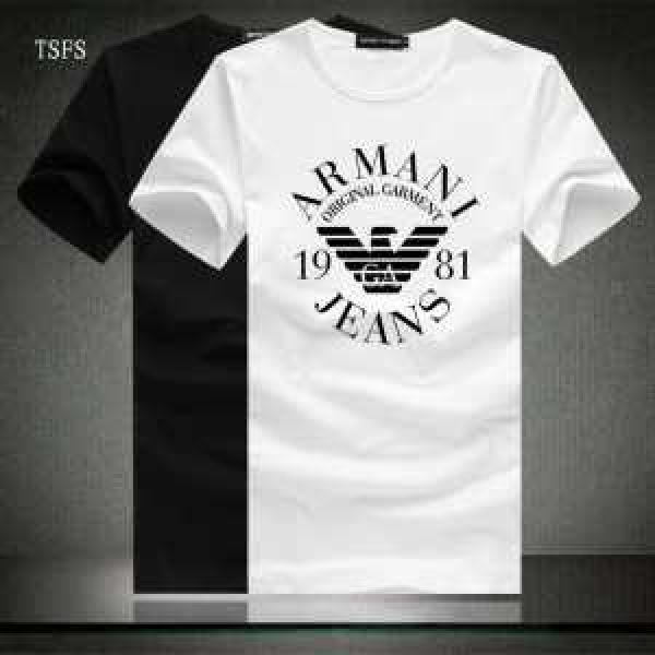 オリジナル 2026春夏 ARMANI アルマーニ 半袖Tシャツ 2色可選