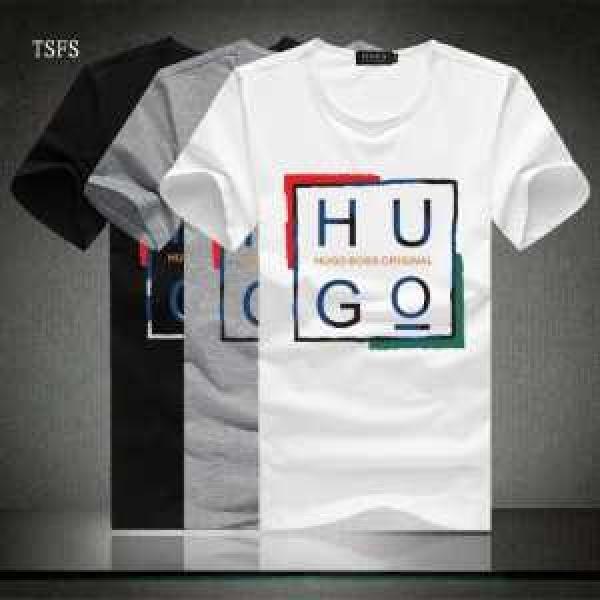 落ち着いた感覚 2025春夏  ヒューゴボス HUGO BOSS半袖Tシャツ 3色可選