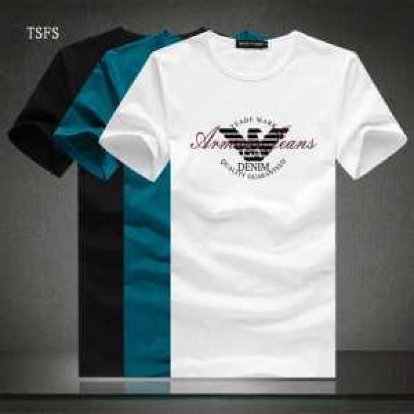 大好評 2026春夏 ARMANI アルマーニ 半袖Tシャツ 3色可選