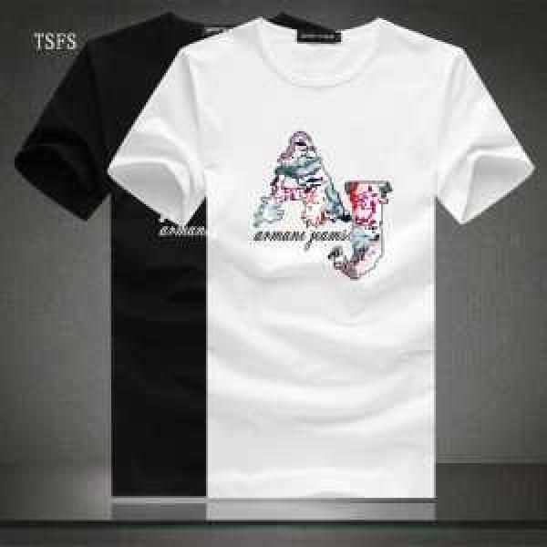 デザイン性の高い  2026春夏 ARMANI アルマーニ 半袖Tシャツ 2色可選