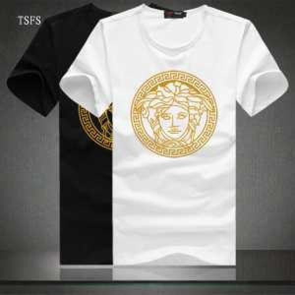 売れ筋！2026春夏 ヴェルサーチVERSACE  半袖Tシャツ 2色可選