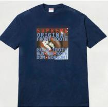 高品質　Supreme シュプリーム ゴールドトゥース　保温性にも優れＴシャツ .