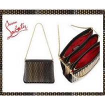 軽くて丈夫なルブタン　Christian Louboutin Shoulder Bag Black 爽やかな印象のチェーンバッグ..96.