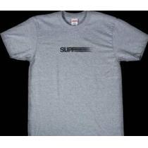 機能を兼ね備えたシュプリーム モーションロゴ  良い柔らかなＴシャツ グレー.