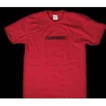 万能なシュプリーム モーションロゴ 良い柔らかな生地感 Ｔシャツ レッド.