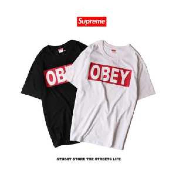 海外セレブ定番愛用 2026 シュプリーム SUPREME 半袖Tシャツ 2色可選 男女兼用