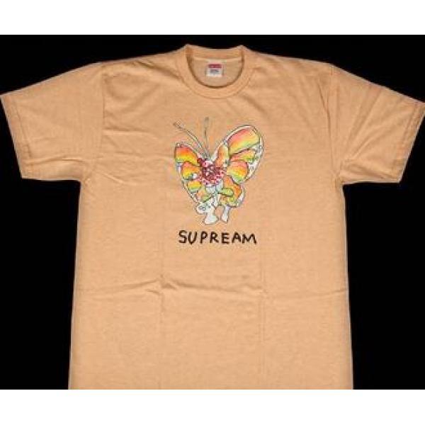 今季セール　シュプリーム 大人っぽい個性派のＴシャツ　オレンジ.