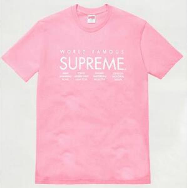 モードな雰囲　シュプリーム　インターナショナル　カジュアルなシルエットＴシャツ  .