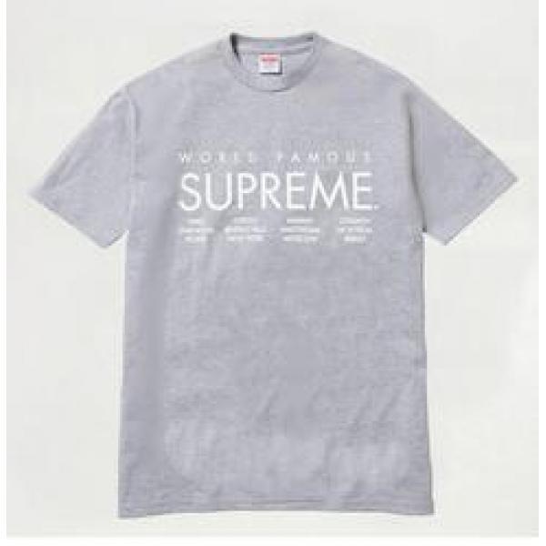 重宝するアイテム Supreme シュプリーム インターナショナル 伸縮性も抜群なＴシャツ  グレー .