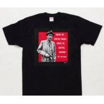 お手頃なアイテム　シュプリーム  程よいサイズ感あるTシャツ　ブラック.