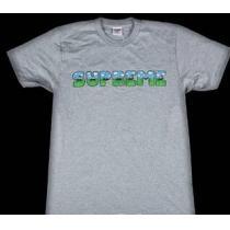 自然性に溢れる逸品　シュプリーム通販 良い風合いＴシャツ　グレー.
