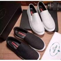 魅力ファッション 2026 PRADA プラダ スリップオン 2色可選