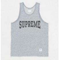耐久にも優れたシュプリーム  カレジエートタンクトップ  動きやすいＴシャツ.