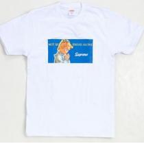 大人の落ち着いたシュプリーム伸縮性も抜群な Tシャツ  ホワイト.