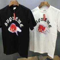 お買い得品 Supreme シュプリーム 16SS Sasquatchfabrix. Goldfish Tee 男女兼用 半袖Tシャツ 2色可選