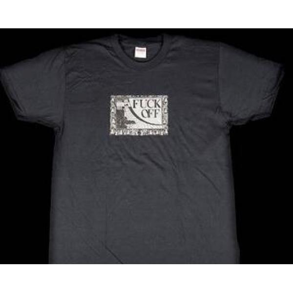 大活躍してくれるシュプリーム ファックオフ　通気性もよいＴシャツ ブラック.