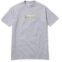 違和感がないシュプリーム　機能性とデザイン性のあるTシャツ　グレー.