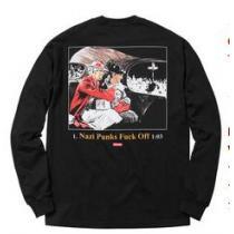 新作セール supreme 激安　快適な着心地を実現するＴシャツ　ブラック .