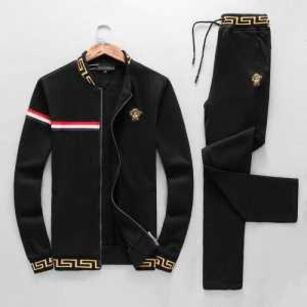 2026秋冬 肌触りの気持ちい〜 ヴェルサーチ VERSACE ジャージセット 2色可選
