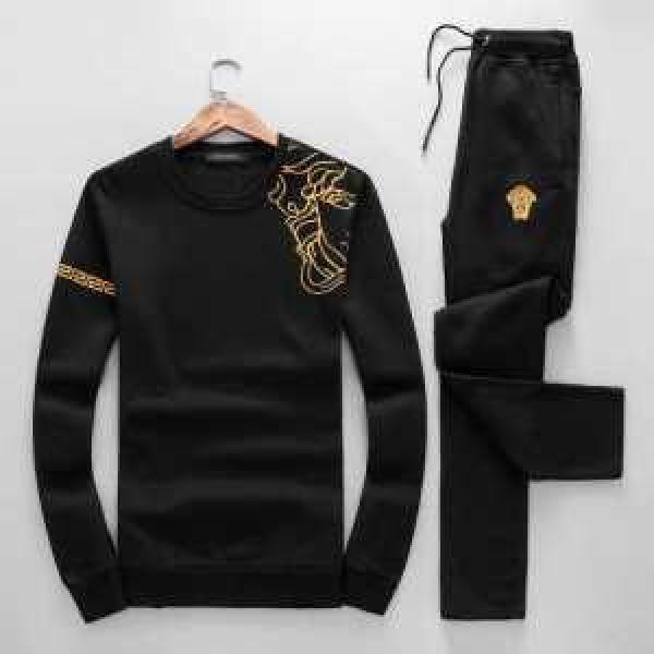 大人キレイに仕立てる 2026秋冬 ヴェルサーチ VERSACE ジャージセット 2色可選