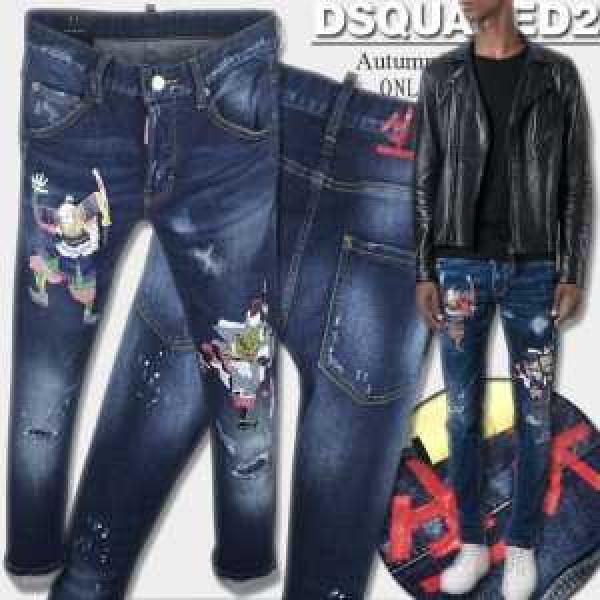 大好評 ディースクエアード DSQUARED2 快適な履き心地なダメージデニム