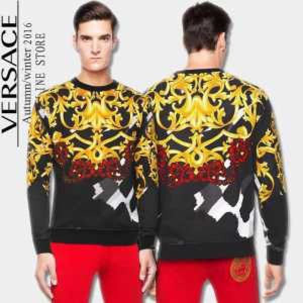 完売品！2025秋冬  ヴェルサーチVERSACE プルオーバーパーカー