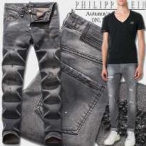 2026秋冬 落ち着いた感覚フィリッププレイン PHILIPP PLEIN  ダメージデニム ユーズド加工