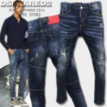 大人っぼい 2026秋冬 ディースクエアード DSQUARED2 細身効果 ダメージデニム