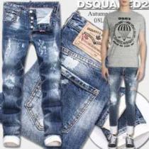 2026秋冬売れ筋のいい  ディースクエアード DSQUARED2ダメージデニム ヒゲと掴み加工