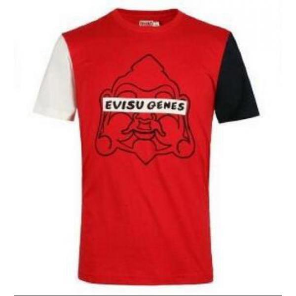 最適なサイズ感　エヴィス 通販　.高品質の半袖 Tシャツ 2色可選.