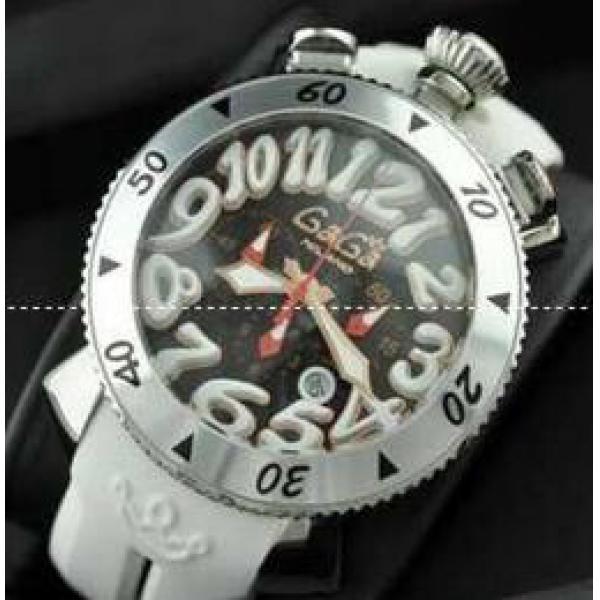絶大な人気ガガミラノ コピーGaGaMILANO 　6針クロノグラフ ラバー　腕時計 ..162.