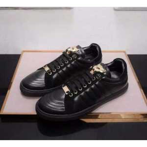 お洒落な存在感 2026秋冬 フィリッププレイン PHILIPP PLEIN フラットシューズ