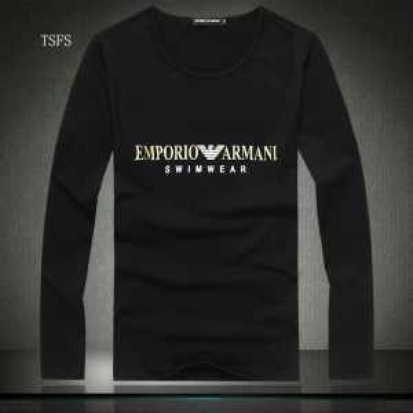 高評価の人気品 2026秋冬 アルマーニ ARMANI 長袖Tシャツ 3色可選