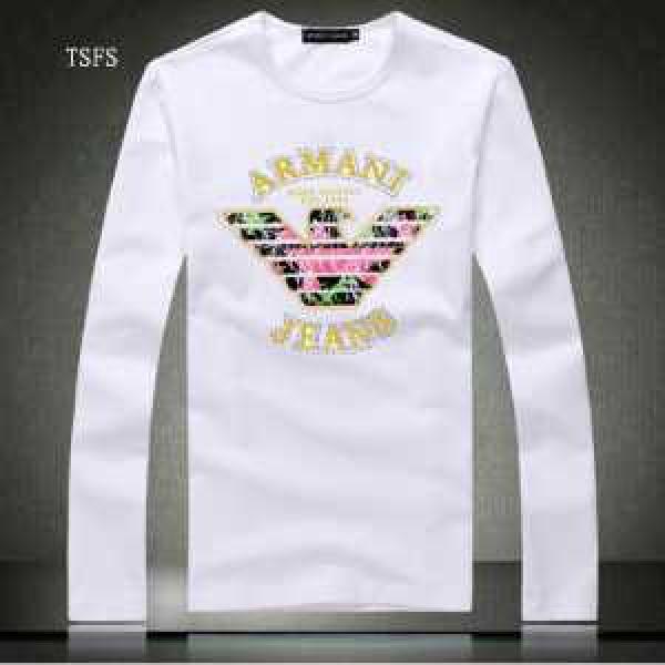 2026秋冬 海外セレブ定番愛用 アルマーニ ARMANI 長袖Tシャツ 2色可選