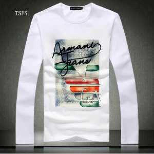 お洒落な存在感 2026秋冬 アルマーニ ARMANI 長袖Tシャツ 2色可選