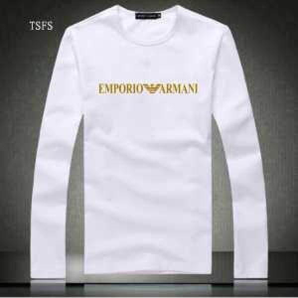 2026秋冬 【人気ブログ掲載】 アルマーニ ARMANI 長袖Tシャツ 2色可選